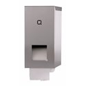 Toiletpapier dispenser 2 rolshouder (standaard) Qbic Line RVS - All Care 