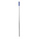 Aluminium steel 145cm, met schroefdraad - Blauw