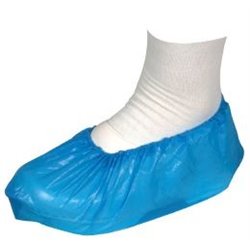 Schoenovertrek blauw LDPE 41x15cm (2000 stuks)