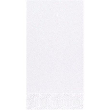 Servet 2 laags Tissue 33x33cm 1/8 vouw wit (Doos: 1400 stuks) Finess