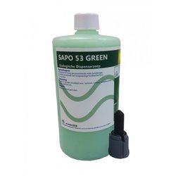 Ecologische Handzeep Orphisch, type Mevon, SAPO 53 Green Qura flacon, 6 x 1L