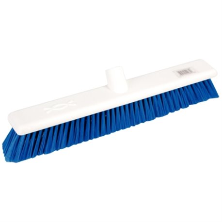 Hygiënische bezem – zachtharig 45cm, blauw