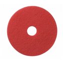 Vloerpad rood 17" (doos met 5 stuks) Cleanfix