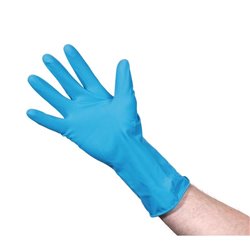 Latex handschoenen blauw - maat M, L per paar