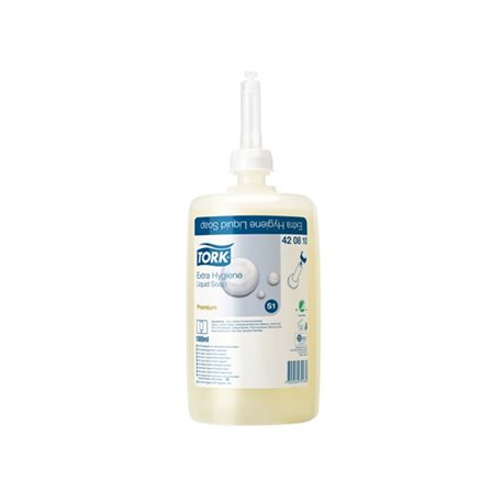 Tork Premium vloeibare zeep mild, doos à 6 flacons van 1.000 ml, S1