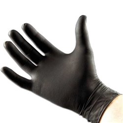 Zwarte nitril wegwerphandschoenen, ongepoederd (100 stuks) – Maten: XS t/m XL - Cat. III