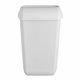 SAPO Quartz white afvalbak met open inworpklep, 43 L