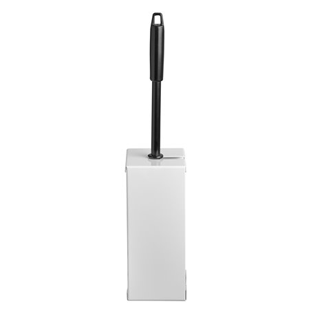SAPO Quartz white toiletborstelhouder RVS t.b.v. wandmontage