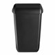 SAPO Quartz black afvalbak met open inworpklep, 23 liter