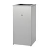 Afvalbak open 85 liter RVS