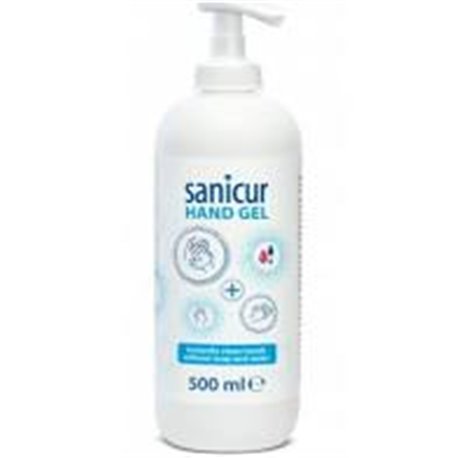 Sanicur Handgel Pomp 500 ml (doos 15 stuks)