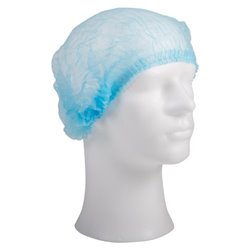 Haarnetjes wokkel - Nonwoven clip cap (1000 stuks) 58cm blauw