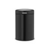 Brabantia wandafvalemmertje 3 liter newIcon met kunststof binnenemmer matt black