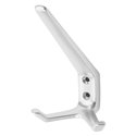 Kapstok dubbele hoed-jashaak aluminium