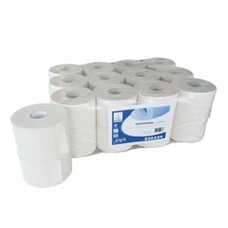 Toiletpapier Compact recycled wit - 2-laags (pak 24 rol)