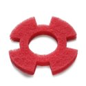 Vloerpad rood i-mop Lite by i-team - 10 sets