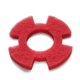 i-mop vloerpad XL, kleur: rood (10 sets á 2 stuks)