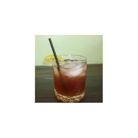 Bamboe Vezel Cocktail rietjes zwart 14cm - 5mm 250 stuks