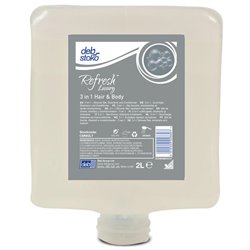 Deb Stoko Luxe 3-in-1-bodywash, shampoo en conditioner (4 x 2 Liter)