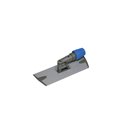 Vlakmophouder aluminium voor velcro-moppen blauw 24cm