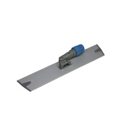 Vlakmophouder aluminium voor velcro-moppen blauw 41cm