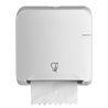 SAPO Quartz white mini matic handdoekautomaat - type: Tear & Go 