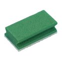 Spons met handgreep Groen/Wit 150x70x45 mm (10 stuks)