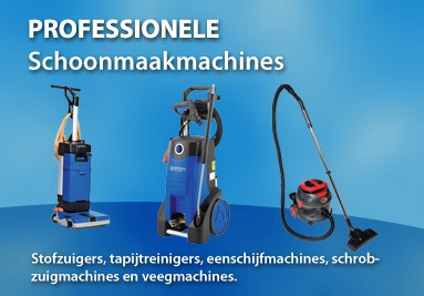 Professionele schoonmaak machines